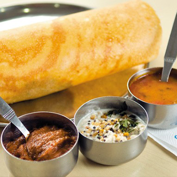 dosa with sambar