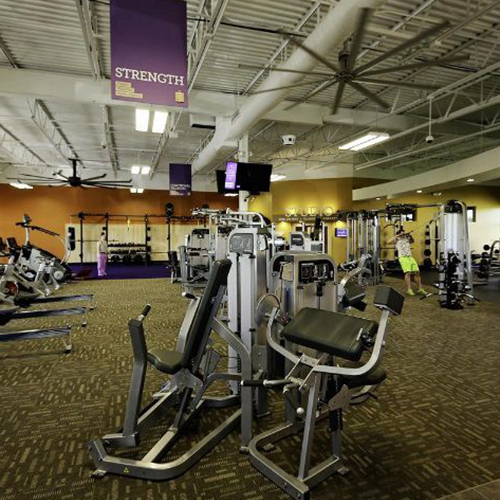 Anytime Fitness gym interior