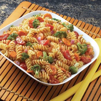 one bite pasta salad vinaigrette